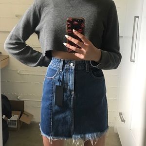 Carmar/LF Caliban Denim Mini Skirt
